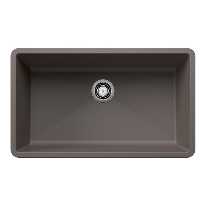 BLANCO 443121 Precis Super Single Bowl Kitchen Sink - Volcano Gray