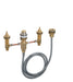 hansgrohe Rough, 4-Hole Roman Tub Set