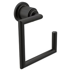Moen YB0886 Matte black towel ring