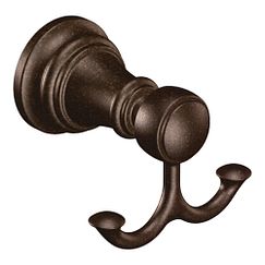 Moen YB8403 Oil rubbed bronze double robe hook