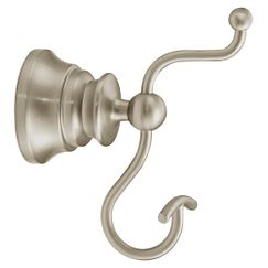 Moen YB9803 Brushed nickel double robe hook