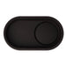 BLANCO Oovalon VELGRANIT 30" Single Bowl Undermount/Flush-Mount Kitchen Sink with Capflow - Mystic Black