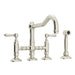 ROHL A1458WS Acqui® Bridge Kitchen Faucet With Side Spray