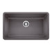 BLANCO 441478 Precis Super Single Bowl Kitchen Sink - Cinder