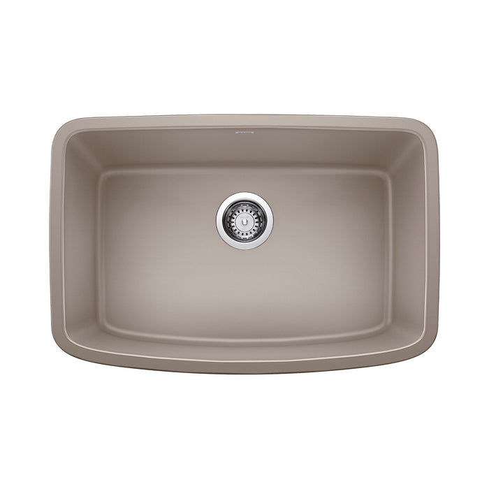 BLANCO 442549 Valea 27" Single Bowl Kitchen Sink - Truffle