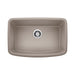BLANCO 442549 Valea 27" Single Bowl Kitchen Sink - Truffle