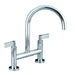 Kallista P25202-LV-CP One Deck-Mount Bridge Kitchen Faucet, Lever Handles
