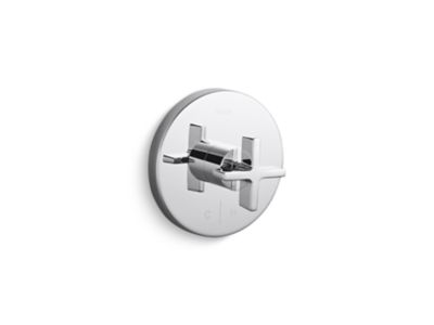 Kallista P24421-CR One Thermo Trim, H&C, Cross Handle