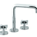 Kallista P24405-CR-CP One Deck-Mount Bath Faucet, Tall-Spout, Cross Handles