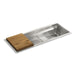 Kallista L20307-00-NA Multiere 45" Stainless Steel Kitchen Sink with Standard Accessories