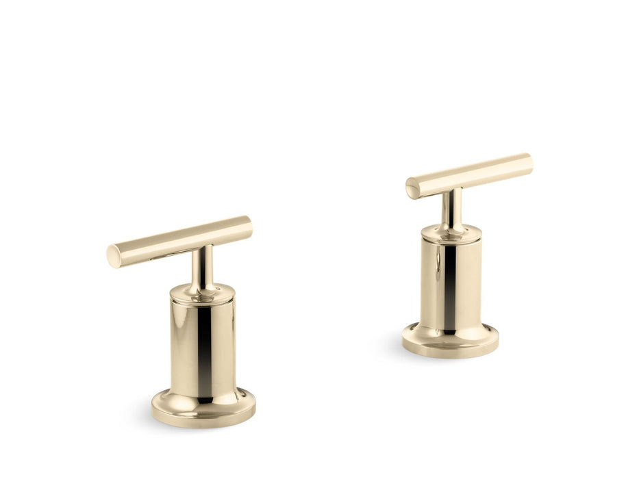 KOHLER K-T14429-4 Purist Deck- or wall-mount bath faucet handle trim with lever design