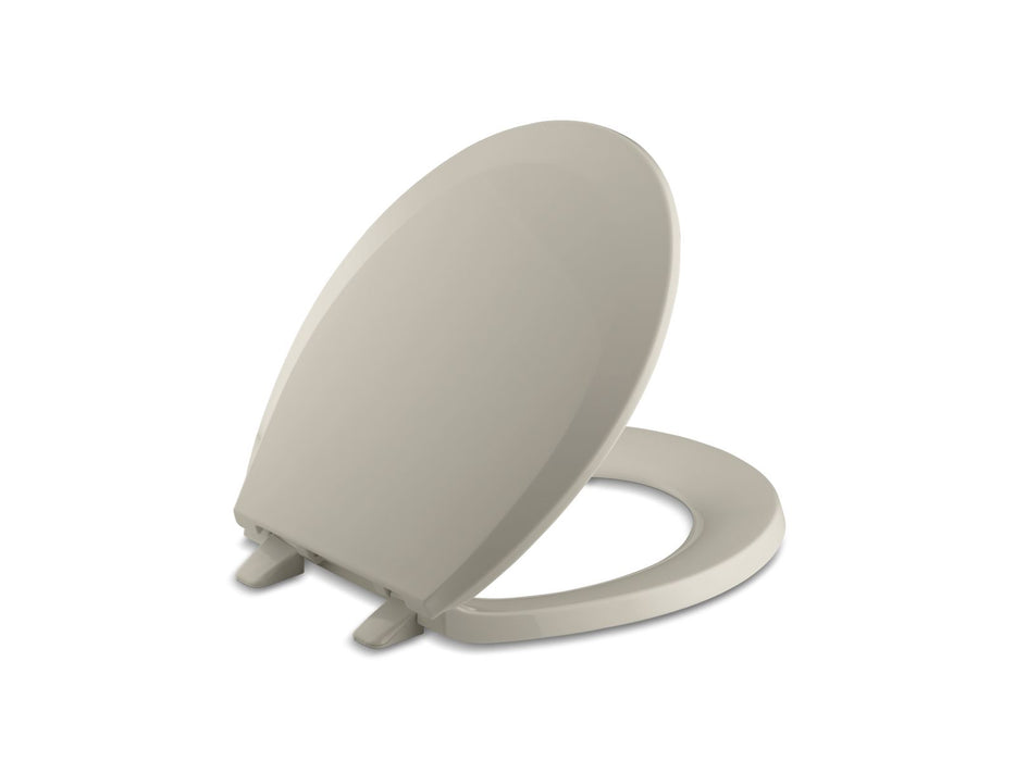 KOHLER Lustra™ Quick-Release™ round-front toilet seat