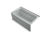 KOHLER K-1122-HL Archer 60" x 32" alcove heated whirlpool bath, left drain