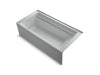 KOHLER K-1124-GHLA Archer 72" x 36" alcove Heated BubbleMassage air bath, left drain