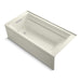 KOHLER K-1124-GHLAW Archer 72" x 36" alcove Heated BubbleMassage air bath with Bask heated surface, left drain