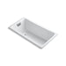 KOHLER K-852-GH0 Tea-for-Two 60" x 32" drop-in Heated BubbleMassage air bath