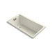 KOHLER K-852-GH96 Tea-for-Two 60" x 32" drop-in Heated BubbleMassage air bath