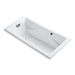 KOHLER K-865-GHCP Tea-for-Two 71-3/4" x 36" drop-in Heated BubbleMassage air bath