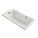 KOHLER K-865-GHCP Tea-for-Two 71-3/4" x 36" drop-in Heated BubbleMassage air bath