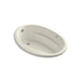 KOHLER K-1162-GHW Sunward 60" x 42" drop-in Heated BubbleMassage air bath with Bask heated surface