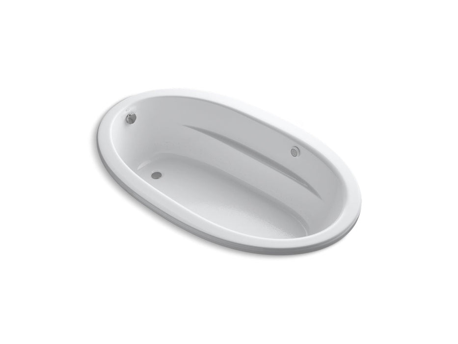 KOHLER K-1164-GH Sunward 72" x 42" drop-in Heated BubbleMassage air bath
