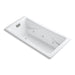 KOHLER K-865-JHM Tea-for-Two 71-3/4" x 36" drop-in/undermount whirlpool bath