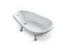 KOHLER K-100 Birthday Bath 72" x 37-1/2" freestanding bath