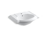 KOHLER K-2287-1 Devonshire 24-1/4" rectangular pedestal bathroom sink