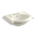KOHLER K-2287-4 Devonshire 24-1/4" rectangular pedestal bathroom sink
