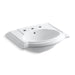 KOHLER K-2287-8 Devonshire 24-1/4" rectangular pedestal bathroom sink
