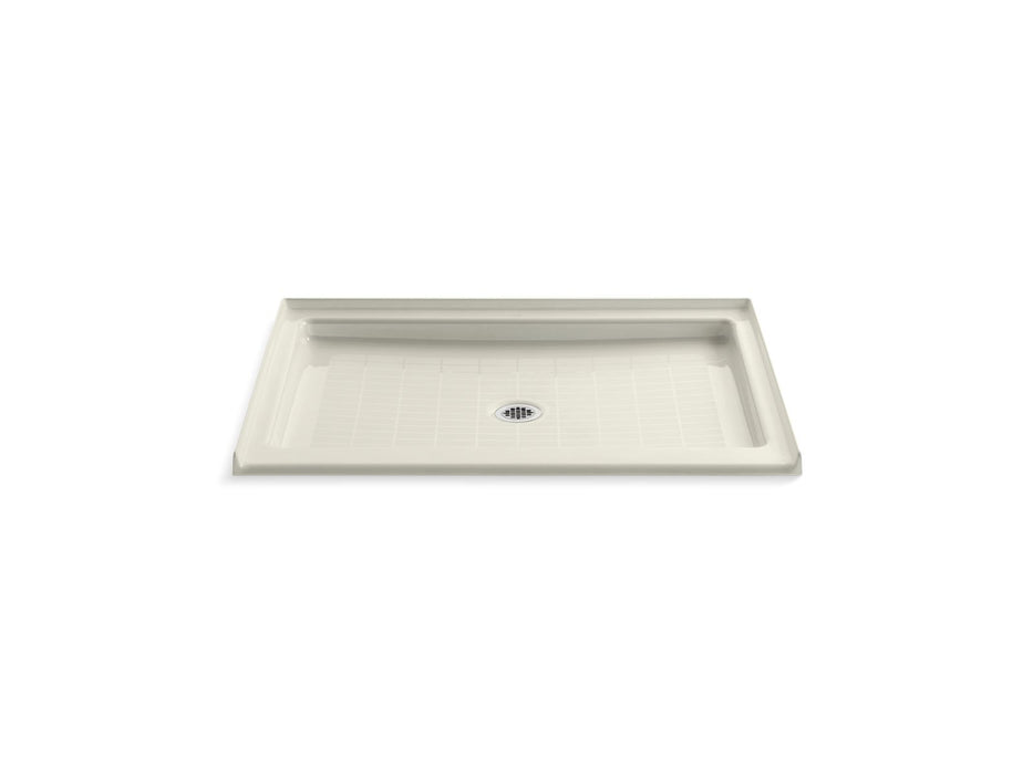KOHLER K-9026 Purist 48" x 36" alcove shower base, center drain