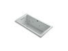 KOHLER K-1167-JH Underscore 60" x 30" drop-in heated whirlpool bath
