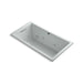 KOHLER K-1168-JH Underscore 60" x 32" drop-in heated whirlpool bath