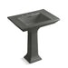 KOHLER K-2268-8 Memoirs Stately 30-3/4" rectangular pedestal bathroom sink