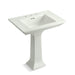KOHLER K-2268-8 Memoirs Stately 30-3/4" rectangular pedestal bathroom sink