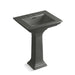 Memoirs Stately 24-1/2" rectangular pedestal bathroom sink
