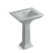 Memoirs Stately 24-1/2" rectangular pedestal bathroom sink