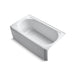 KOHLER K-724-G0 Memoirs 60" x 33-3/4" alcove BubbleMassage air bath with White airjet color finish and right-hand drain
