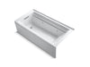 KOHLER K-1124-LA Archer 72" x 36" alcove whirlpool bath with alcove, left drain