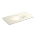 KOHLER Iron/Impressions 43" Enameled cast iron vanity top with integrated oval sink