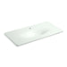 KOHLER Iron/Impressions 43" Enameled cast iron vanity top with integrated oval sink