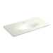 KOHLER Iron/Impressions 43" Enameled cast iron vanity top with integrated oval sink