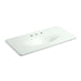 KOHLER Iron/Impressions 43" Enameled cast iron vanity top with integrated oval sink