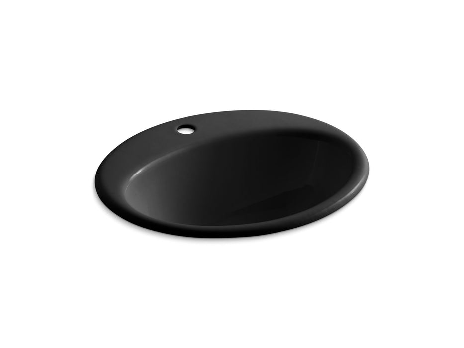 KOHLER Farmington 19-1/4" oval drop-in bathroom sink