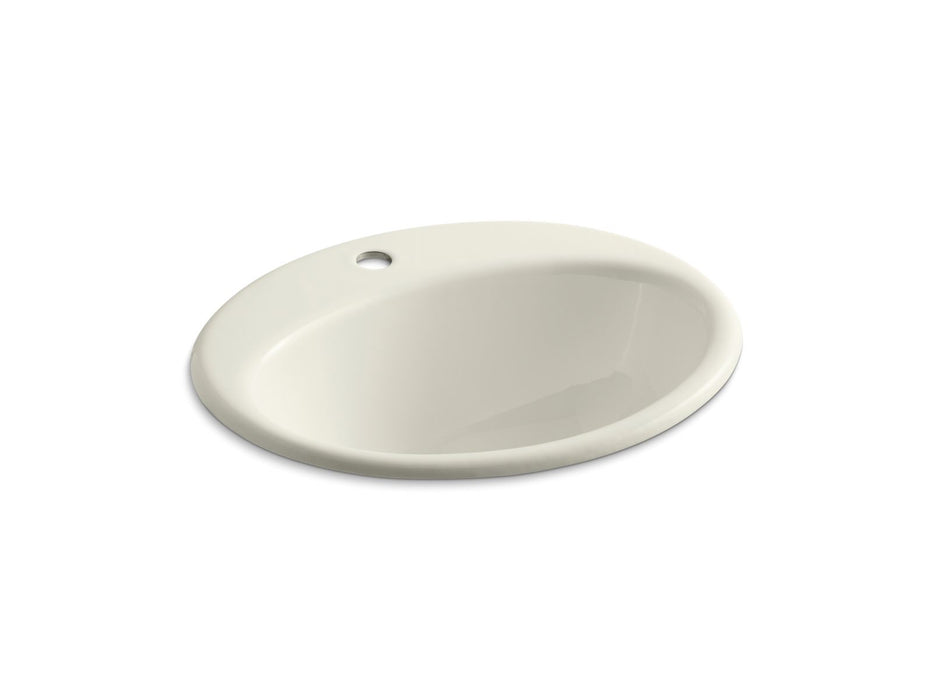 KOHLER Farmington 19-1/4" oval drop-in bathroom sink