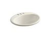 KOHLER Farmington 19-1/4" oval drop-in bathroom sink