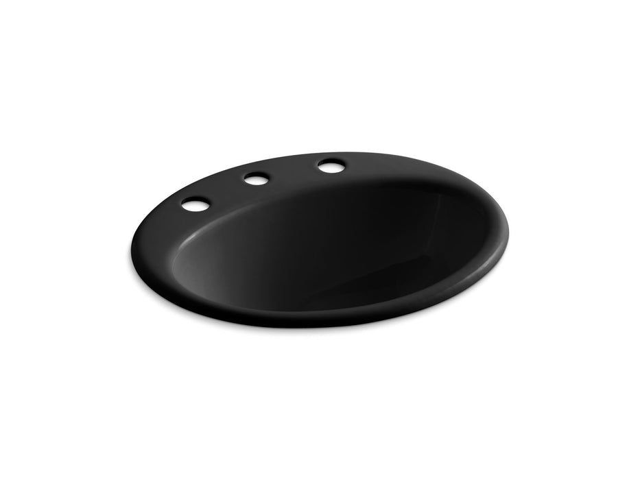 KOHLER Farmington 19-1/4" oval drop-in bathroom sink