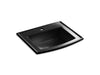 KOHLER Archer 22-3/4" rectangular drop-in bathroom sink