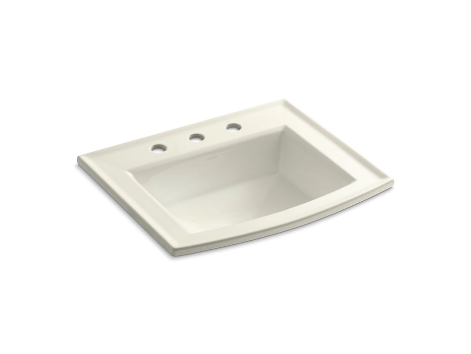 KOHLER Archer 22-3/4" rectangular drop-in bathroom sink
