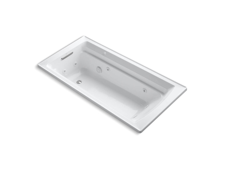 KOHLER K-1124-H Archer 72" x 36" drop-in heated whirlpool bath